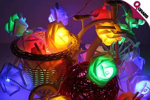 From QR39 Light Up the Festive Season with Solar-Powered OR Battery Powered LED String Lights! (Up to QR119 Value)